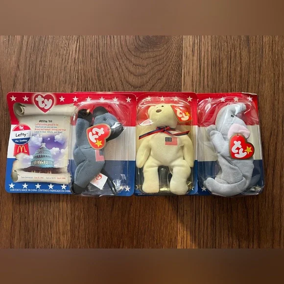 McDonalds American Trio beanie babies - Picture 9 of 10